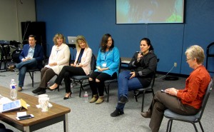 Missionary Panel with Mark Brand, Katie Lacadie, Sandy Childress, Neelka Smith, and Carol Santos.