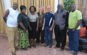 Our Ministry Team: Asa & Mavis Gurupira, Ivan Wanda, and Faith Munditi